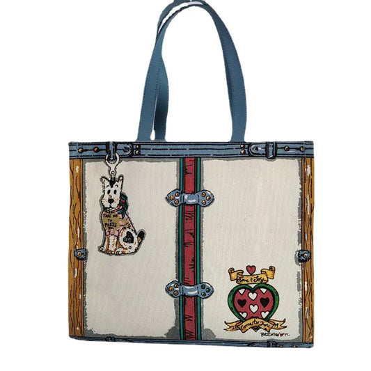 Fashionable Women’s Full Color Canvas Shoulder Bag