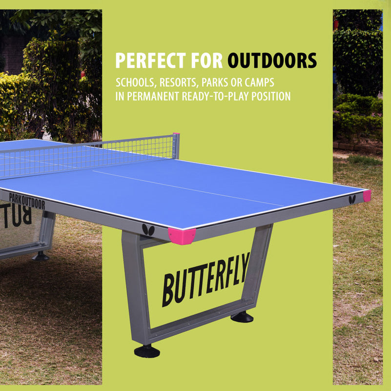 Butterfly Park Outdoor Ping Pong Table