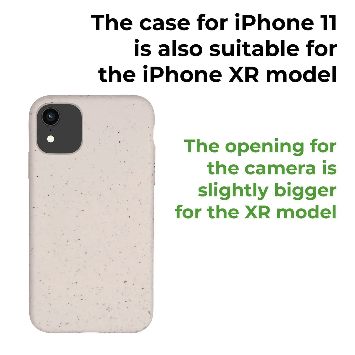 Biodegradable Personalized Phone Case - Natural White - Trustymall