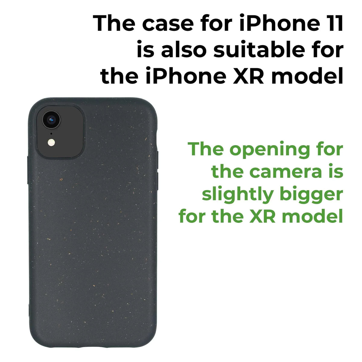 Biodegradable Personalized Phone Case - Black - Trustymall
