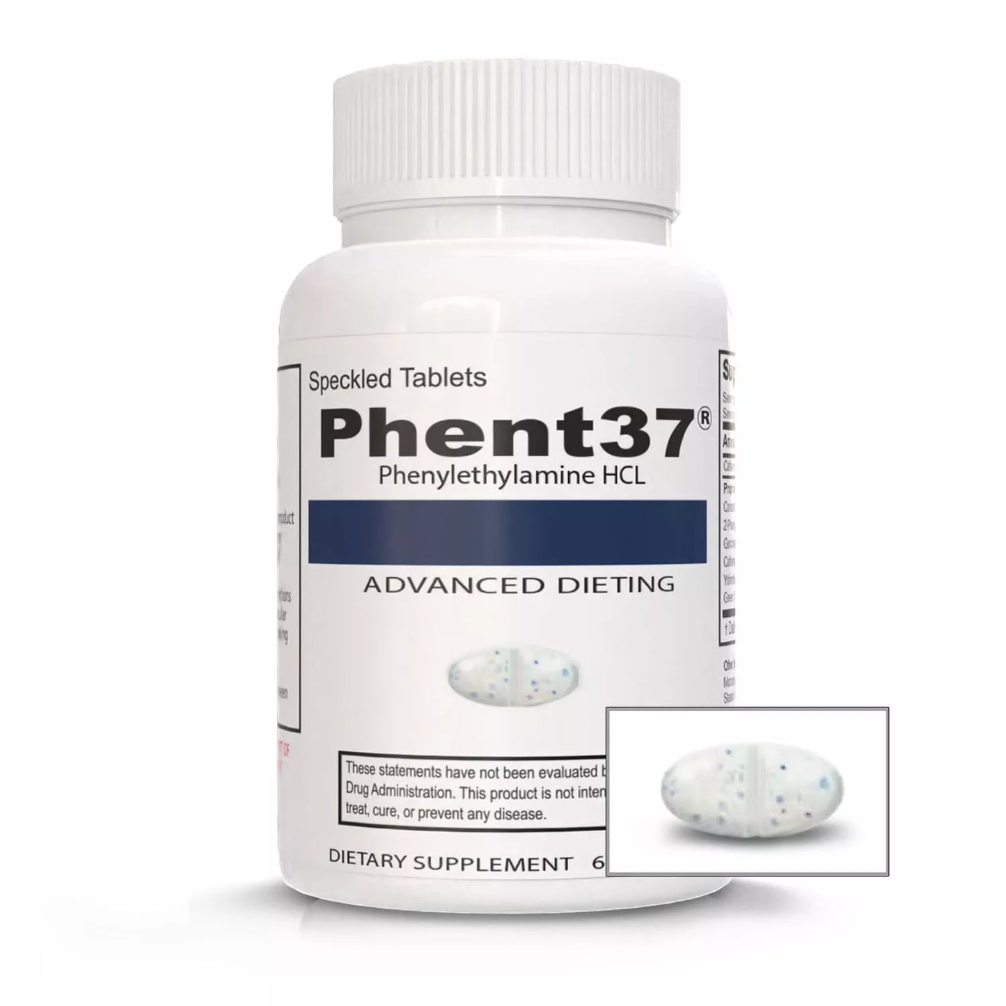 Phent37 – Powerful Diet Pills & Fat Burner for Weight Loss | 1 Bottle (60 Tablets)
