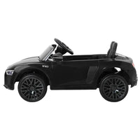 Kids Ride On Car Audi R8 Licensed Electric 12V Black - Trustymall
