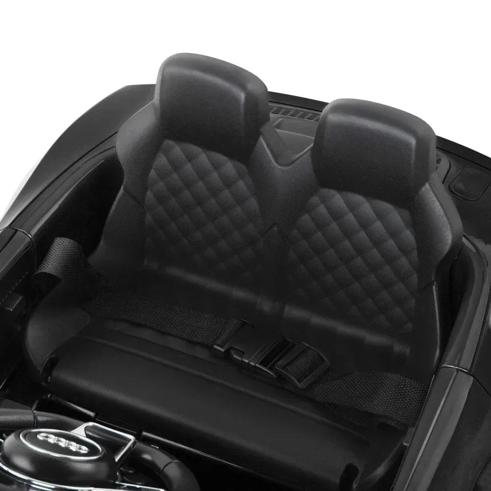 Kids Ride On Car Audi R8 Licensed Electric 12V Black - Trustymall