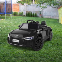Kids Ride On Car Audi R8 Licensed Electric 12V Black - Trustymall