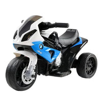 Kids Electric Ride On Car Police Motorcycle Motorbike BMW Licensed - Trustymall