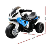 Kids Electric Ride On Car Police Motorcycle Motorbike BMW Licensed - Trustymall