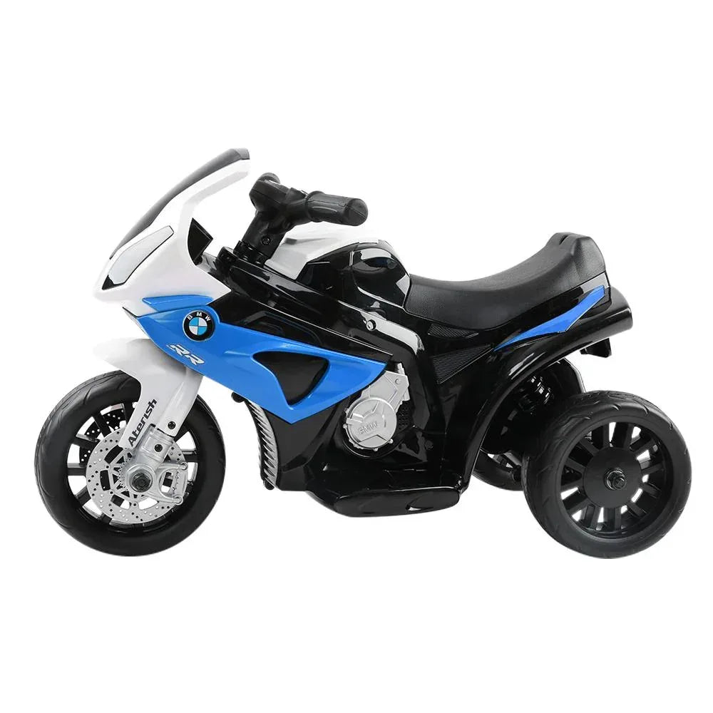 Kids Electric Ride On Car Police Motorcycle Motorbike BMW Licensed - Trustymall