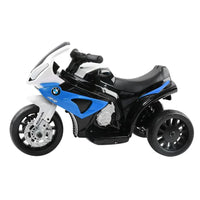 Kids Electric Ride On Car Police Motorcycle Motorbike BMW Licensed - Trustymall