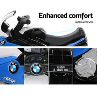 Kids Electric Ride On Car Police Motorcycle Motorbike BMW Licensed - Trustymall