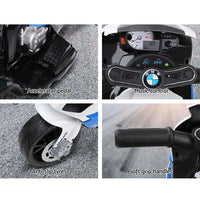 Kids Electric Ride On Car Police Motorcycle Motorbike BMW Licensed - Trustymall