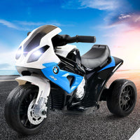 Kids Electric Ride On Car Police Motorcycle Motorbike BMW Licensed - Trustymall