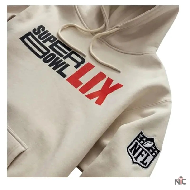 Roc Nation Cream Super Bowl LIX Vintage Hoodie