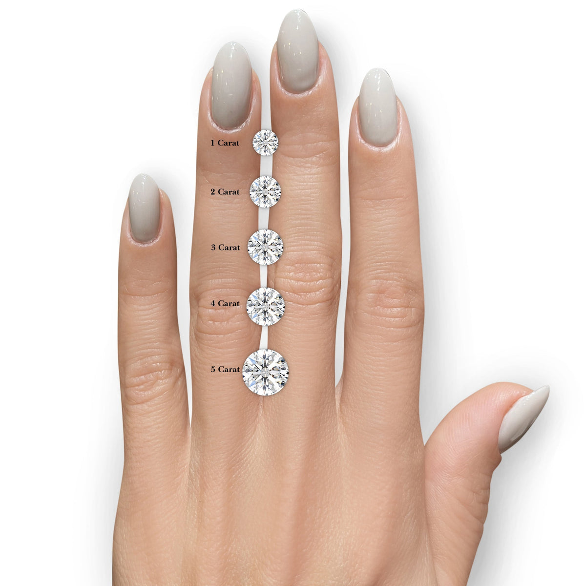 AGI Certified 4 CTW Lab Grown Diamond Stud Earrings in 14K White or