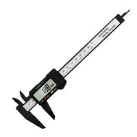 Digital display of vernier caliper showing precise measurement in millimeters.