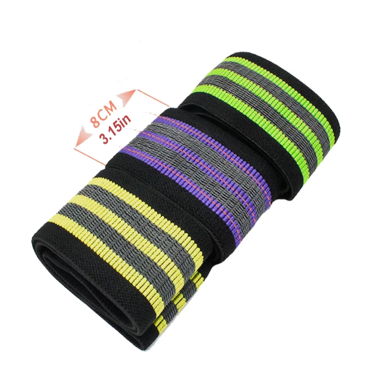 Fitness Resistance Bands Exercise Workout Set Fabric Loop Yoga Booty 3-Piece  Leg Thigh Butt Squat Glute