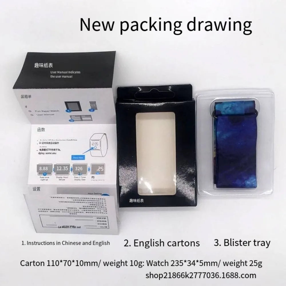 Smart Watch 2024 Trend PaperWatch Paprse Watch