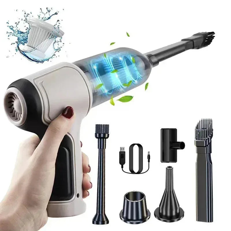 Car Vacuum Cleaner 26000PA Strong Suction Wireless Portable Vacuum - Trustymall