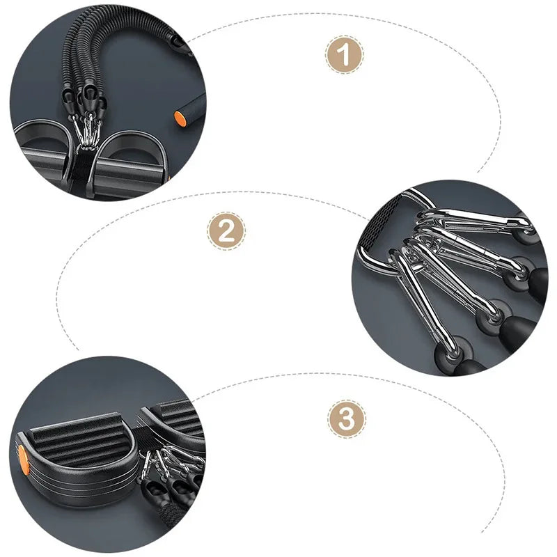 Pedal Tension Rope Abdominal Strength Elastic Rope