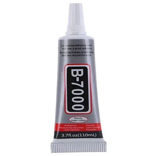 Three tubes of multi-purpose adhesive glue in different sizes placed on a white background.