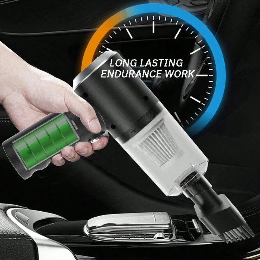 3 In 1 Integrated Suction And Blowing Vacuum Cleaner USB Charging Small Car Household Vacuum Cleaner