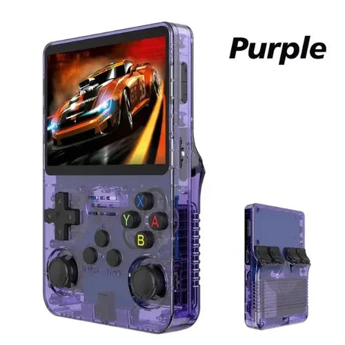 EW Green R36S Retro Handheld Game Console with Linux System and 3.5 Inch IPS Screen