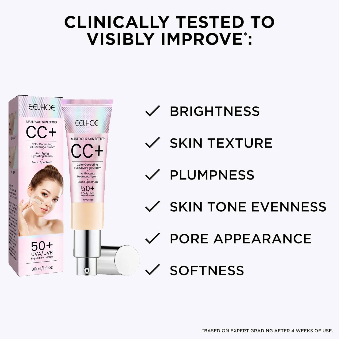 1/2/3pcs CC Cream Foundation Waterproof Brighten | Ships from US