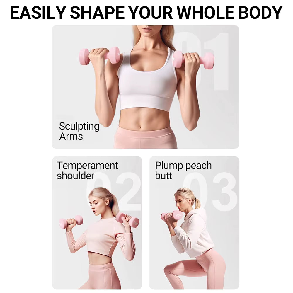 Neoprene Dumbbell Fitness Equipment Arm Muscle Training Cast Iron Hand Gym Yoga Exercise Bodybuilding Weights Workout