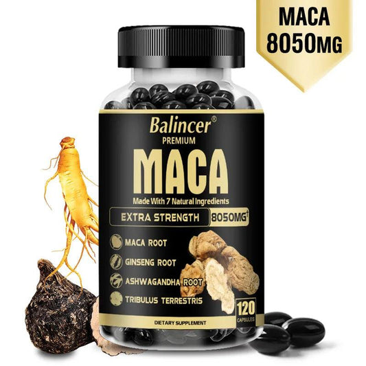 Maca Ginseng Supplement - Energy & Hormone Balance Support
