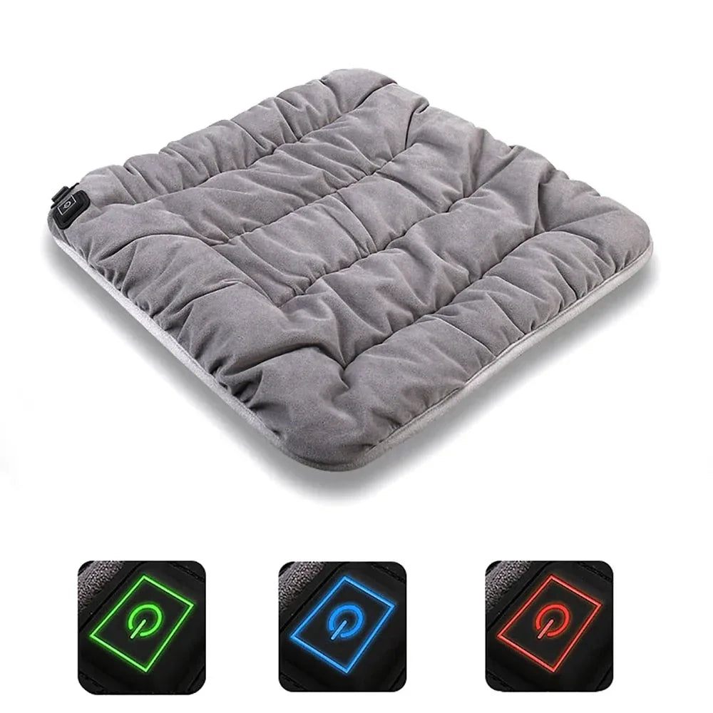 Adjustable Temperature Electric Heating Pad Cushion Chair Car Pet Body - Trustymall
