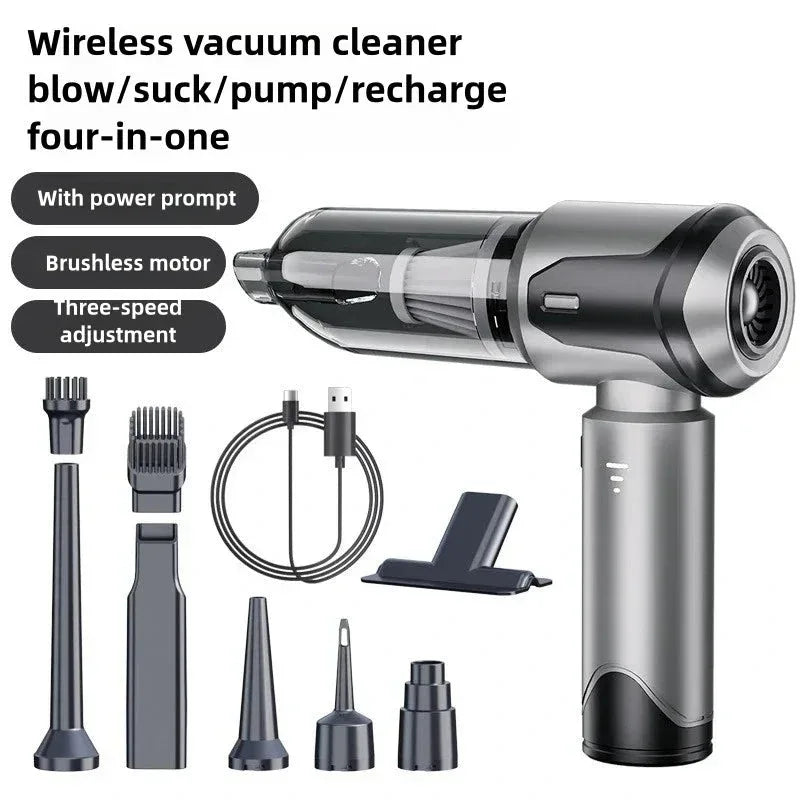 Brushles Vacuum Cleaner Wireless Air Dust Blower Gun for Car Powerful - Trustymall