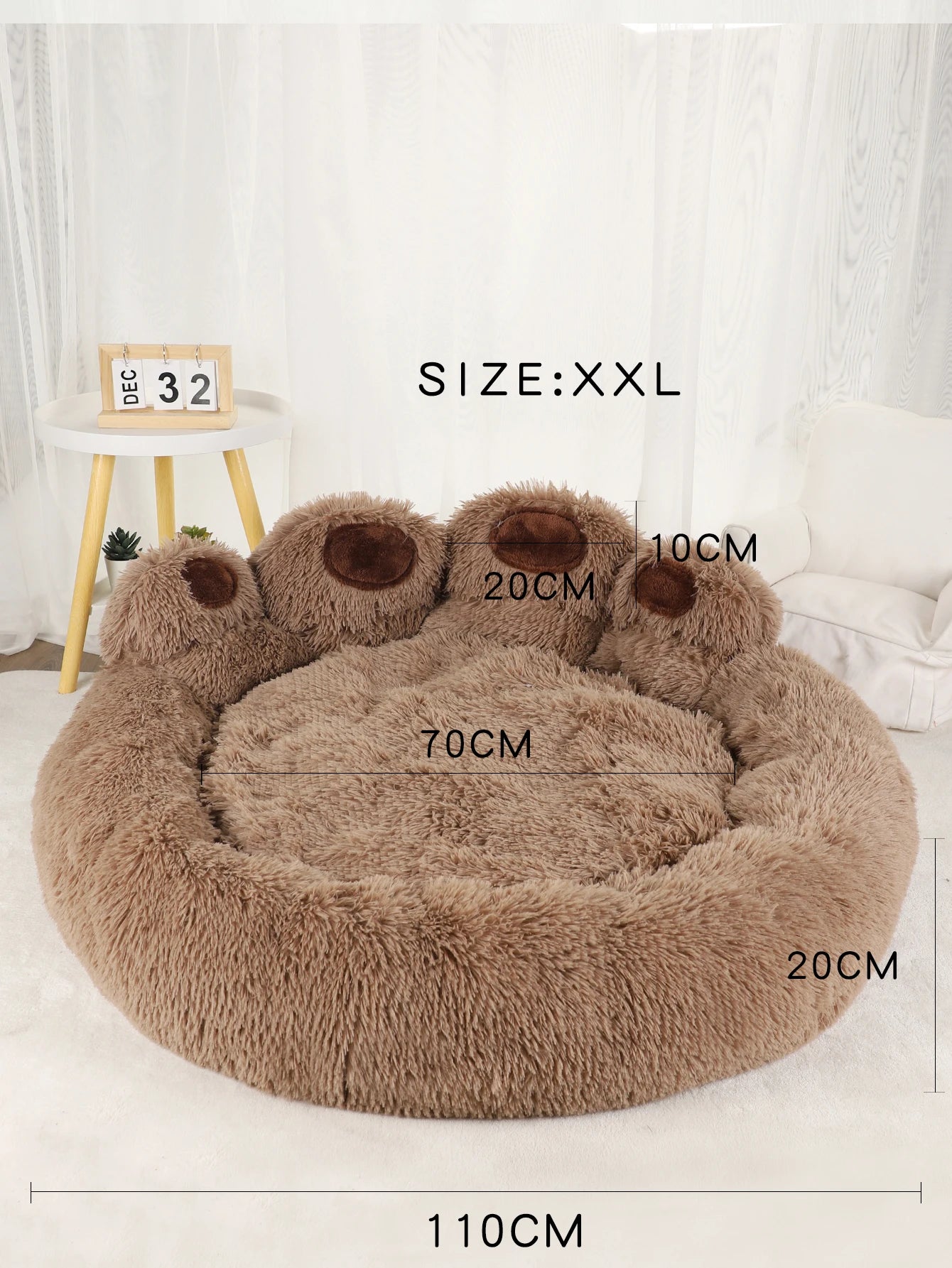 Fluffy Dog Bed Large Pet Products Dogs Beds Small Sofa