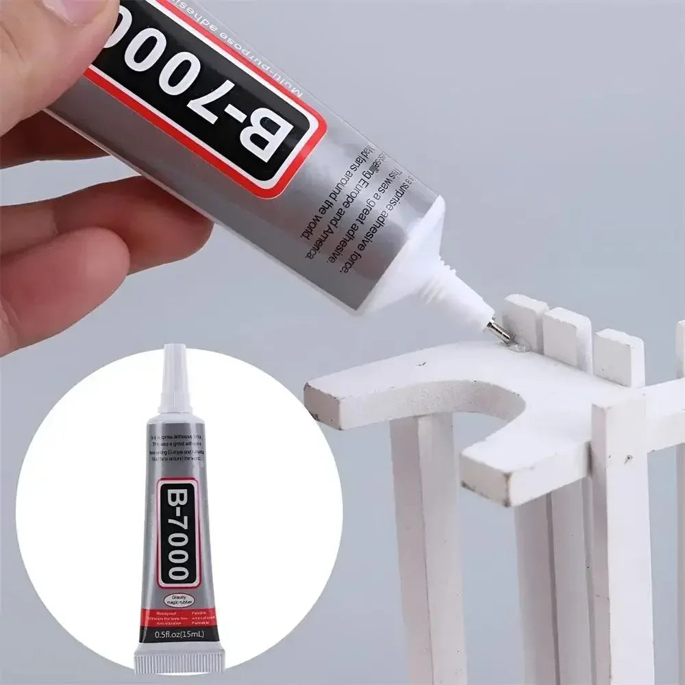 Three tubes of multi-purpose adhesive in different sizes for repairing electronics, crafts, and jewelry.