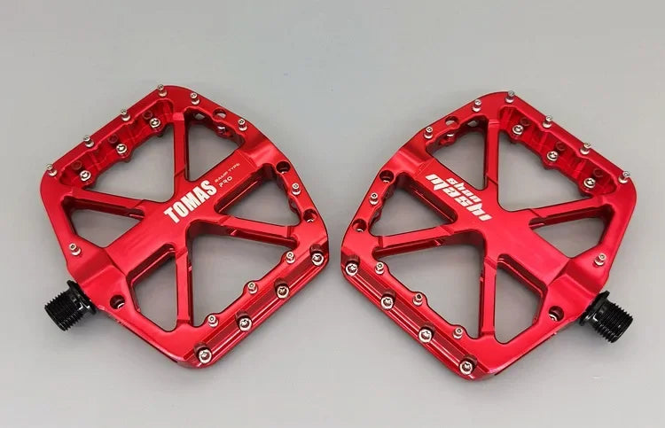 2025 New Bike Pedals  MTB Mountain Road Flat Non-slip CNC 3 Sealed Bearings Green Bicycle Pedals Route Cycling Accessories