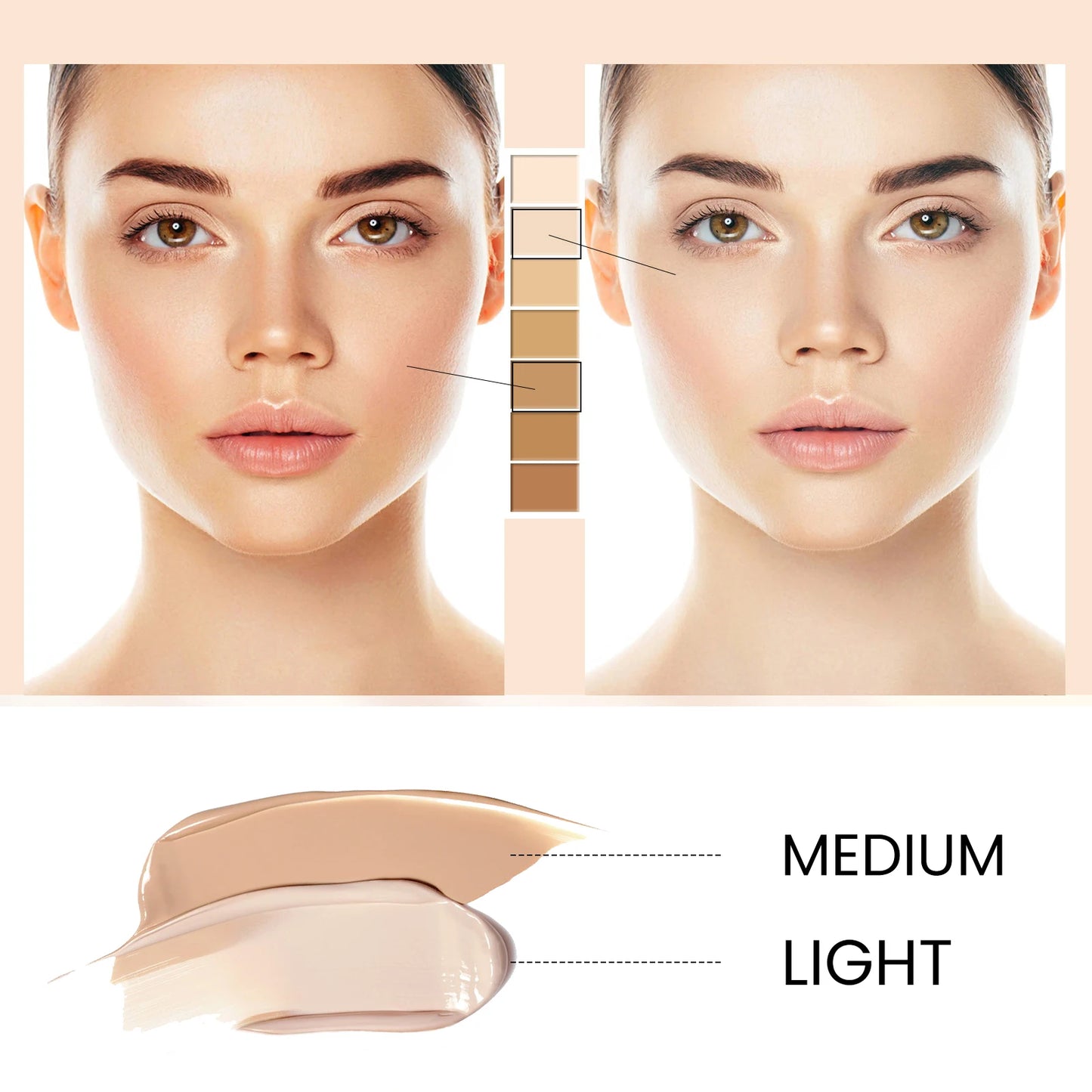 1/2/3pcs CC Cream Foundation Waterproof Brighten | Ships from US