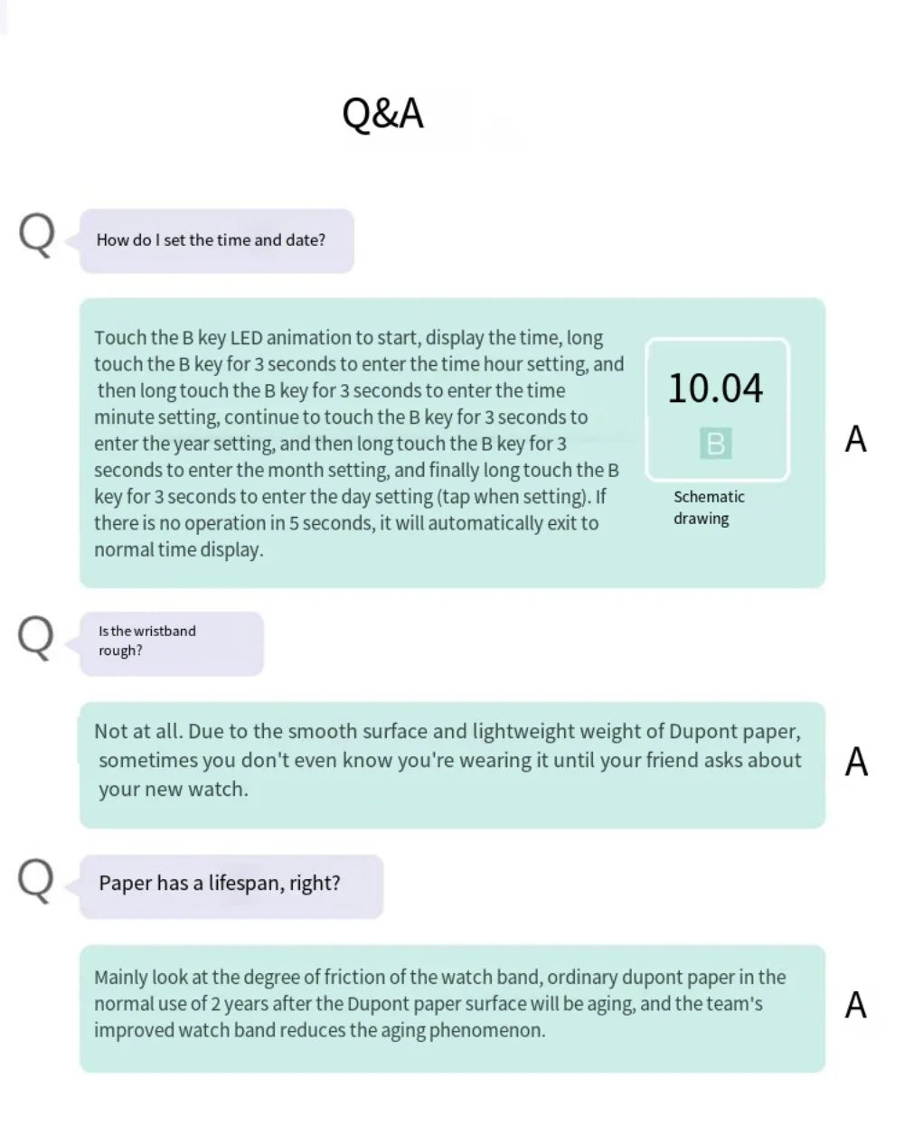 Smart Watch 2024 Trend PaperWatch Paprse Watch