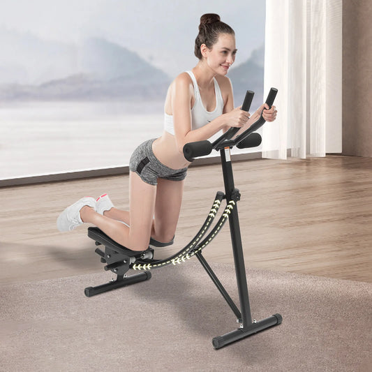 Ab Machine Coaster Abdominal Crunch Trainer Fit Home | Ships from US