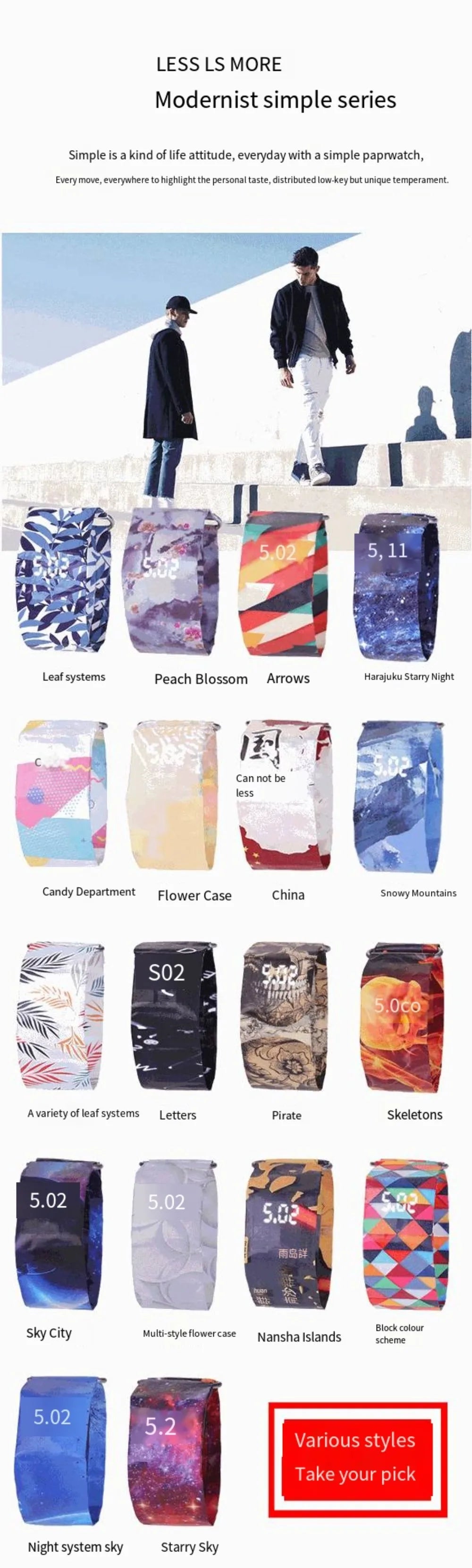 Smart Watch 2024 Trend PaperWatch Paprse Watch