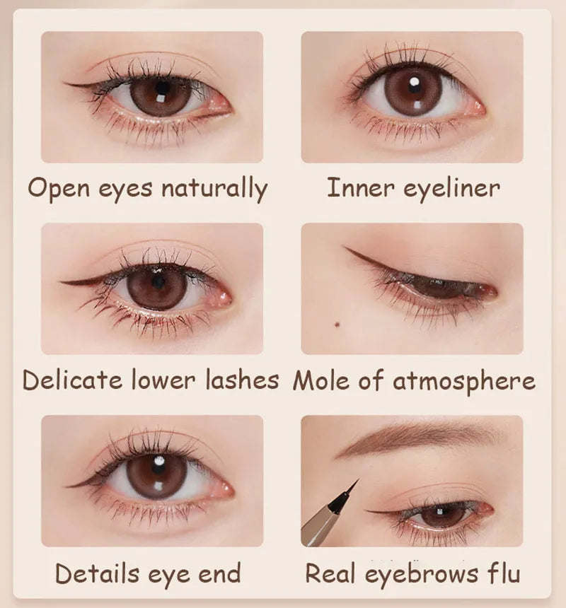 Judydoll Ultra-fine Liquid Eyeliner Pen Matte Lying