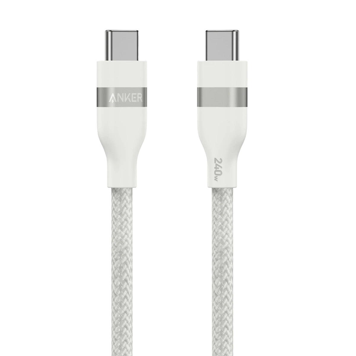 Anker USB-C to USB-C Cable (3 ft / 6 ft, 240W, Upcycled-Braided) - Trustymall