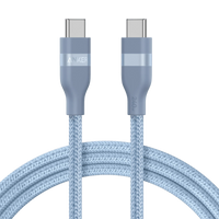 Anker USB-C to USB-C Cable (3 ft / 6 ft, 240W, Upcycled-Braided) - Trustymall