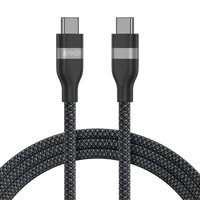 Anker USB-C to USB-C Cable (3 ft / 6 ft, 240W, Upcycled-Braided) - Trustymall