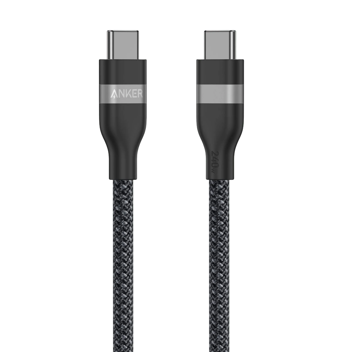 Anker USB-C to USB-C Cable (3 ft / 6 ft, 240W, Upcycled-Braided) - Trustymall