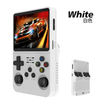 EW Green R36S Retro Handheld Game Console with Linux System and 3.5 Inch IPS Screen