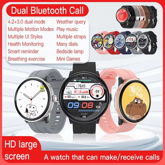 Smart Watch Wireless calling Sports Call Bracelet Message Reminder Women'S/ Men'S Belongings Friend Gift Birthday Gift