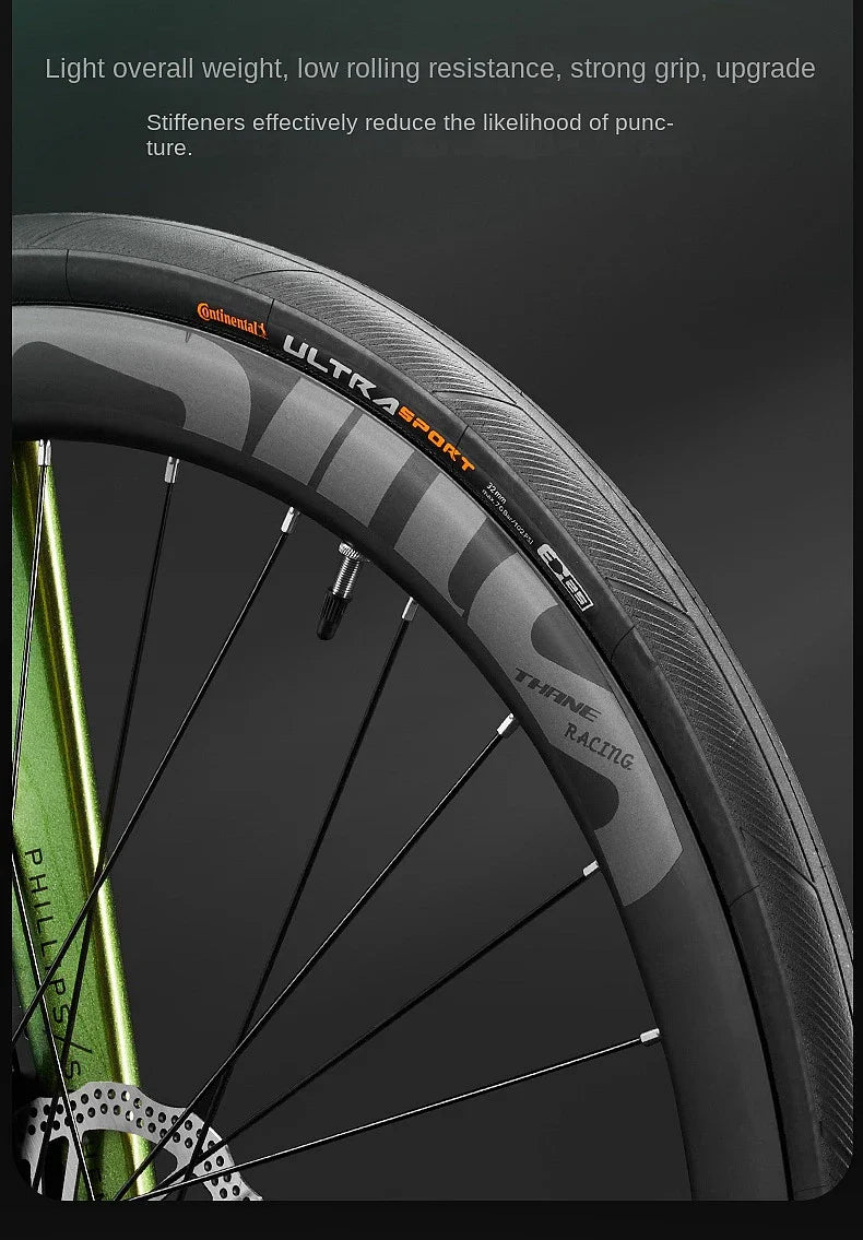 2025 New Ultra-Light Carbon Fiber Road Bike Fast Racing Bicycle with Hydraulic Disc Brakes 16/24-Speed Gear Shift Drop Handlebar