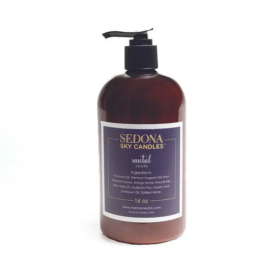 Santal Body Lotion 16oz - Sandalwood Moisturizer | Harmonie
