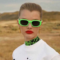 Vintage Small Rectangle Sunglasses