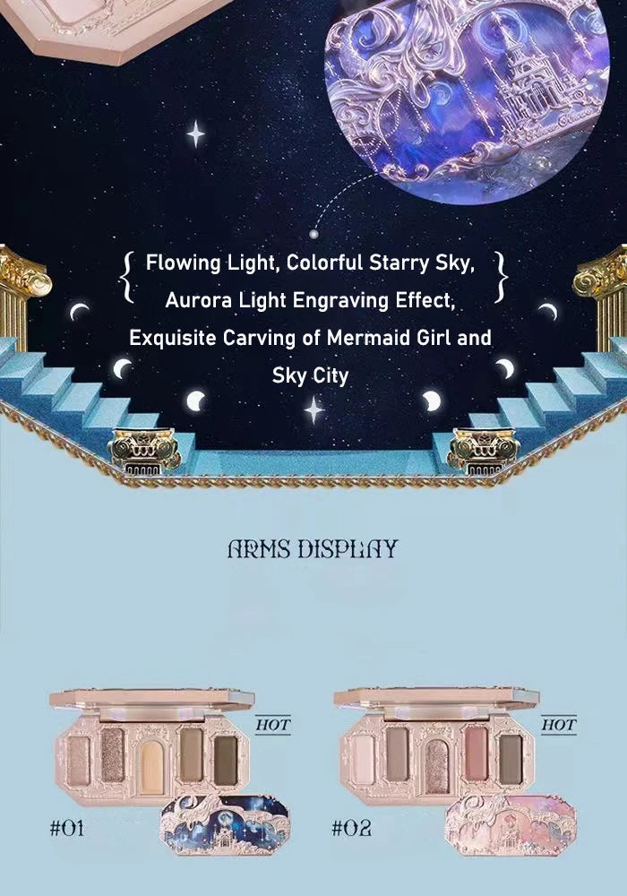 Flower Knows Moonlight Mermaid Eyeshadow Palette