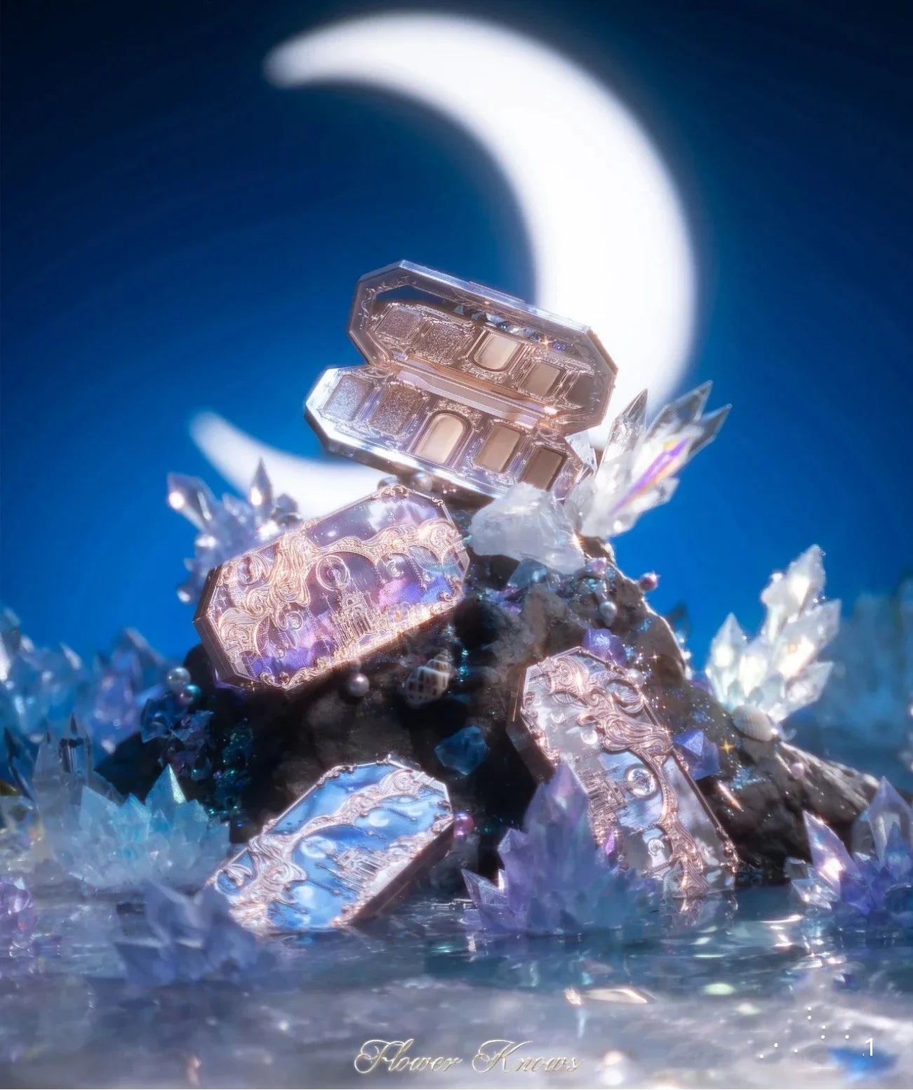 Flower Knows Moonlight Mermaid Eyeshadow Palette