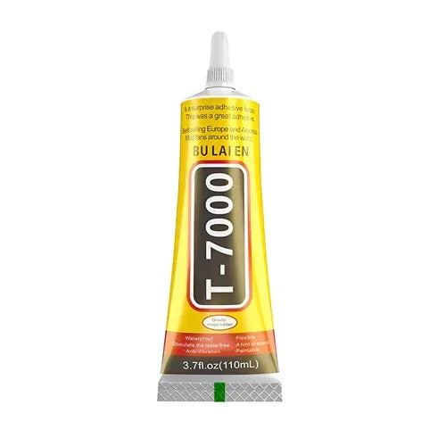 Three tubes of multipurpose clear adhesive glue for electronics, jewelry, and crafts, in different sizes.
